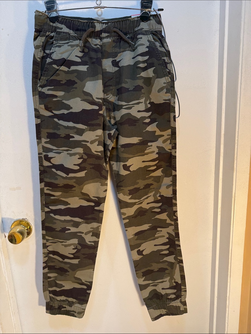abercrombie kids Olive Camo Jogger Pants